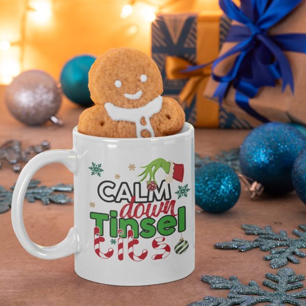 Tinsel Christmas Mug