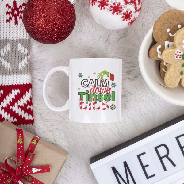 Tinsel Christmas Mug - Image 4